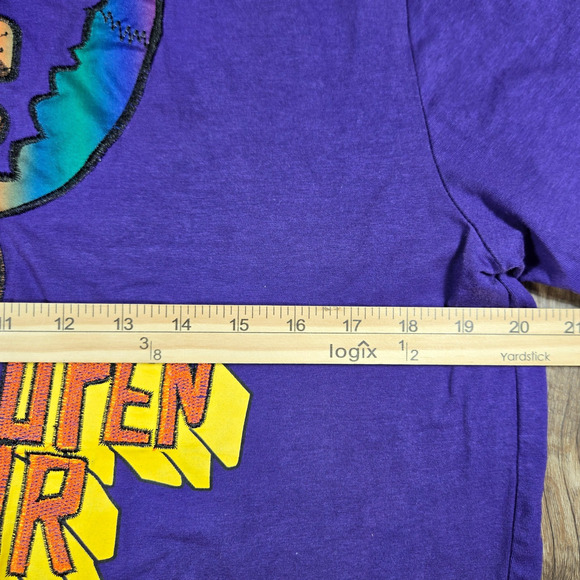 Create 2MRW Open Your Mind T-Shirt Men’s XL Embroidered Skull Mushrooms Graphic - Picture 6 of 7